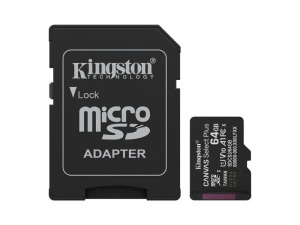 Micro SD Kingston 64GB Canvas Select Plus SDCS3/64GB + adapter *