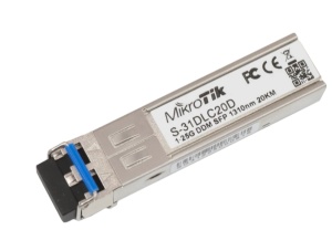 MikroTik S-31DLC20D SFP module 1.25G SM 20km 1310nm