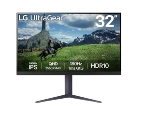 Monitor LG 32GS85Q-B 31.5"/IPS/2560x1440/180Hz/1ms GtG/HDMIx2,DP,USB