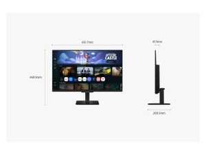 Monitor SAMSUNG LS27FM500EUXDU 27"/IPS/1920x1080/60Hz/5ms GtG/HDMIx2,LAN/VESA/smart/zvucnici/crna - Img 3