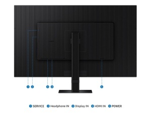 Monitor SAMSUNG LS32D700EAUXEN 32"/VA/3840x2160/60Hz/5ms GtG/HDMI,DP/VESA/crna - Img 2