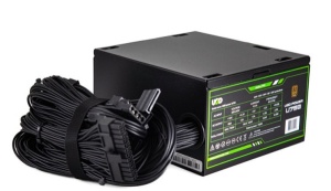 Napajanje U750W 750W UGD Power 12cm FAN, 20+4pin, 4+4pin, 6xSATA, 2xIDE, 4x6+2pin 80Plus, Black - Img 2