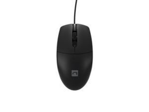 Natec RUFF PLUS, Optical Mouse 1200 DPI, 3 Buttons, USB, Black, Cable 1,8m NMY-2021