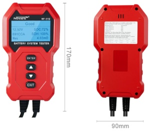 NOYAFA NF-512 Tester sistema baterija - Img 9