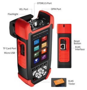 NOYAFA NF-981 OTDR Tester vlakana sa vizuelnim lokatorom kvarova i optičkim meračem snage - Img 5