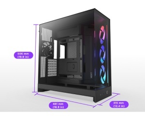 NZXT H9 Flow RGB Gaming kućište crno (CM-H92FB-R1) - Img 3