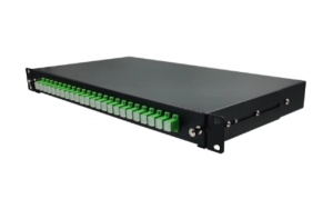 Optički patch panel sa 48 konektora SC/APC sa kliznim mehanizmom 1U