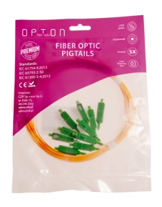 OPTON pigtail SC/APC SM 0.9mm 1.5m G657A Loose Tube (Easy Strip) 10 komada u pakovanju - Img 2