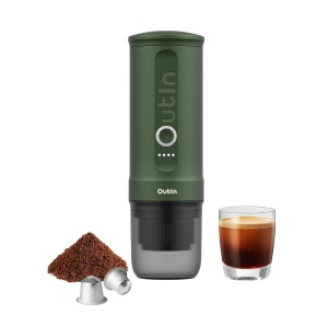 OUTIN Nano Espresso Machine, model OTEM-01, color Forest Green OTEM-01-FG - Img 2