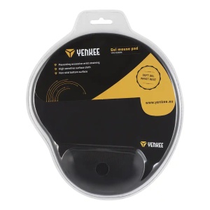 Podloga za miš ergonomska Yenkee YPM 4000BK Gel crna - Img 3