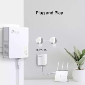 Powerline Ethernet Adapter TP-Link TL-PA7017 KIT 1000Mbps/1GB LAN - Img 3