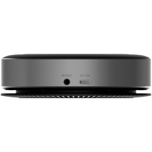 Prestigio Solutions Video Conferencing Speakerphone Alpha: 5W, 6 mic, 5m (Radius), Wireless charging, Connection via USB Type-C, AUX or BT4.2+EDR PVCSN0M601 - Img 4