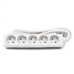Produžni kabal sa 5 utičnica KETTZ 1.5mm2 KT-PK05A-2M 2m - Img 2
