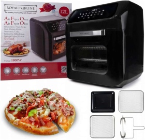 ROYALTY RLAFO12601, RERNA NA TOPLI VAZDUH INOX, 1800W, 12L