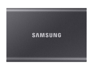Samsung Portable SSD 2TB, T7, USB 3.2 Gen.2 (10Gbps), [Sequential Read/Write : Up to 1,050MB/sec /Up to 1,000 MB/sec], Grey MU-PC2T0T/WW *