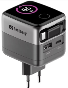 Sandberg 441-74 Charger PD65W Display + Cable - Img 6