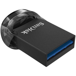 SANDISK Ultra Fit 128GB, USB 3.1 - Small Form Factor Plug & Stay Hi-Speed USB Drive SDCZ430-128G-G46