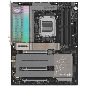 SAPPHIRE AMD X870E AM5 NITRO+ Ryzen R9/R7, 4x DDR5 8400MHz, PCIE 5, 2x M.2 Gen5, 2x M.2 Gen4, LAN Gbps, WIFI7, USB, ATX 52122-01-40G