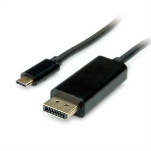 Secomp STANDARD Type C - DisplayPort Cable, M/M, 1.0 m