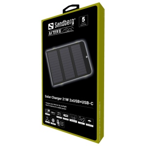 Solarni punjač Sandberg 420-55 21W 2xUSB+USB-C - Img 2