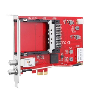 TBS6910SE DVB-S2X Dual Tuner Dual CI PCIe Card - Img 3