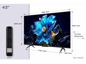 Televizor TCL 43P7K/QLED/43"/4K UHD/60Hz/Google TV/crna - Img 3