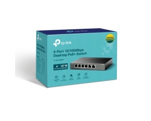 TP-LINK TL-SF1006P PoE switch 6 porta(4 poe+2) * - Img 1