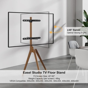 TVS-65S-01 Gembird Podno postolje za TV stativ (okretno) 32-65inc - Img 2