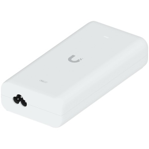 Ubiquiti UniFi 10G PoE+++ Adapter (90W), can power UniFi PoE+++ devices, reduce dependency on PoE switch power, and provide a Multi-Gigabit LAN connection, Contains RJ45 data input, AC cable with earth ground, and PoE+++ output UACC-POE-PLUSPLUSPLUS-10G-E - Img 3