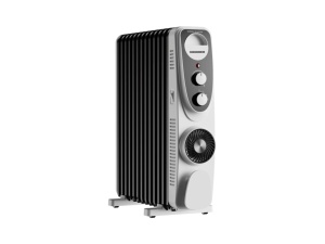 Uljani radijator HEINNER HOH-MVT13WH-BK 13rebara/2500W+ventilator 400W - Img 2