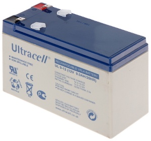 Ultracell Battery 12V / 9.0Ah, UPS UL9-12