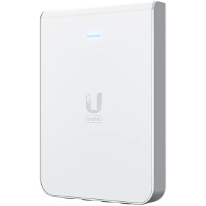 UniFi6 In-Wall. Wall-mounted WiFi 6 access point with a built-in PoE switch. U6-IW - Img 2
