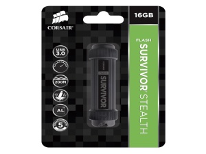 USB memorija CORSAIR SURVIVOR STEALTH 256GB/USB 3.0/verzija 2015/crna