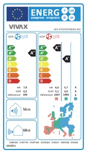 VIVAX COOL, klima ur.multi, ACP-27COFM79AERIs R32, spolj. - Img 4