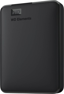 Western Digital External HDD 5TB, Elements Portable, USB 3.2 Gen 1, Black WDBU6Y0050BBK-WESN *