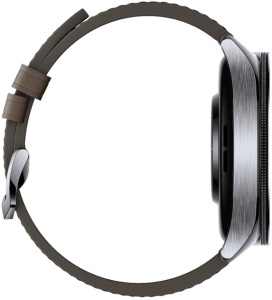 Xiaomi Mi Watch 2 pro-Bluetooth Silver Case with Brown Leather Strap - Img 2