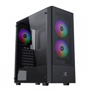 Xigmatek Hero II Air 3F crno kućište, ATX, USB 3.0x1 & USB 2.0x2, 3 ventilatora ( 2 napred ,1 nazad )