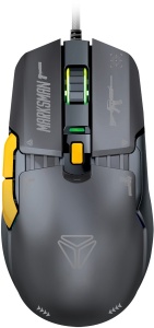 Yenkee YMS 3600BK, MARKSMAN, modular wired gaming mis, USB, 6 tas. - Img 1