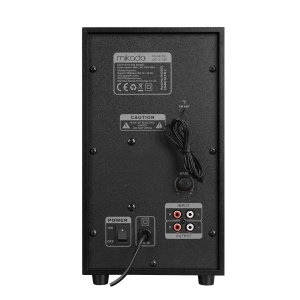 Zvučnik 2.1 Mikado MD-370BT 38W Bluetooth crni - Img 4
