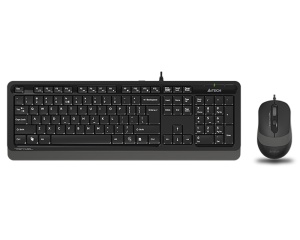 A4 TECH F1010 FSTYLER USB YU siva tastatura + USB sivi miš - Img 2