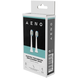 AENO Replacement toothbrush heads, White, Dupont bristles, 2pcs in set (for ADB0003/ADB0005 and ADB0004/ADB0006) ADBTH3-5 - Img 3