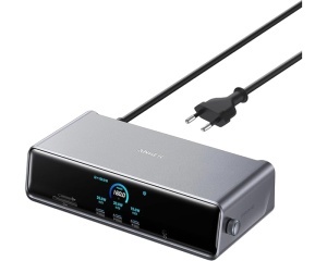 ANKER Prime Docking Stanica 140W, 14u1, Display Link, siva - Img 1