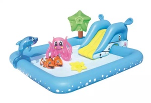 Bazen za decu Bestway Fantastic Aquarium Interaktivni vodeni park/2.39x2.06x0.86m