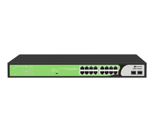 Bdcom switch S1500-16P2ES-H, 2x PoE++ port, 14x PoE+ port, 2x 2.5G port