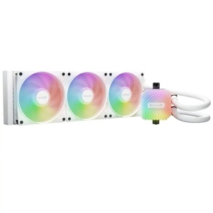 be quiet! LIGHT LOOP, 360mm White [LGA-1851 Default ILM and RL-ILM support], Pump with progressive IC, Three Light Wings LX PWM high-speed fans 120mm, ARGB-PWM hub for impressively vibrant ARGB illumination BW023 - Img 2