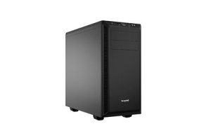 be quiet! PURE BASE 600 Black, MB compatibility: ATX, M-ATX, Mini-ITX, Two pre-installed Pure Wings 2 fans, Water cooling optimized with adjustable top cover vent (up to 360mm) BG021