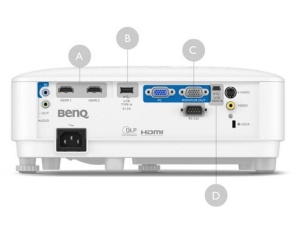 BENQ MX560 prenosivi Lamp XGA 4000 ANSI lumena 20000:1 projektor - Img 3