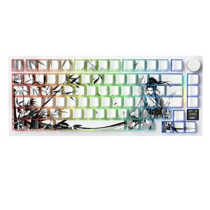 Bežična gaming tastatur Attack Shark X820Ultra Mehanička/TriMode/TFT Screen/Gaskett/Dark Warrior - Img 2