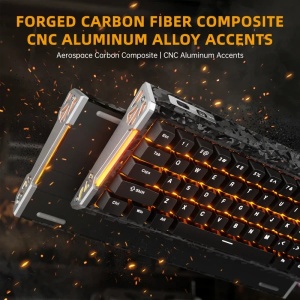 Bežična gaming tastatura Attack Shark R68HE Magnetic Switches/RT/Snap Tap/DKS/MT/TGL/Black - Img 4