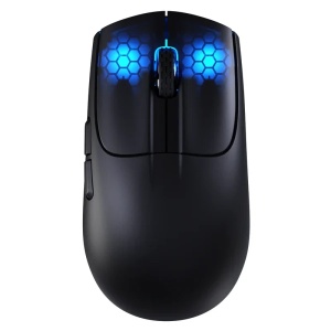 Bežični gaming miš Attack Shark X5 TriMode/Superlight/LongBattery/RGB Click/Ergonomic/Black